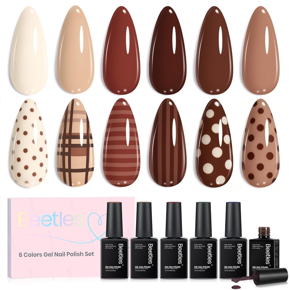 image:imageBeetles Jelly Gel Nail Polish Set  6 Colors Jelly Gel Polish Kit Yellow Orange Burgundy Red Purple Green Sheer Translucent Soak off UV Nail Art Manicure Gift for WomenToasty Aroma