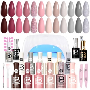 Beetles Neon Gel Polish Set – 6 Colors HEMA-Free 15ML Same Color Bottle, Pink Green Coral Purple Blue Neon Gel Nail Polish Set, Soak Off UV Lamp Bright Rainbow Summer Nails Art Professional Salon(1-Cozy Elegance)