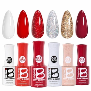Beetles Neon Gel Polish Set – 6 Colors HEMA-Free 15ML Same Color Bottle, Pink Green Coral Purple Blue Neon Gel Nail Polish Set, Soak Off UV Lamp Bright Rainbow Summer Nails Art Professional Salon(Crimson Glamour Shade Set)