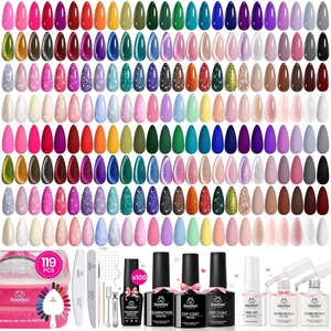 Beetles Summer Gel Nail Polish Kit – Island Holiday 36 Colors Neon Yellow Orange Hot Pink Glitter Gel Polish with Base Top Coat Matte Top Coat, Soak Off UV LED DIY Manicure Gift for Women(0-100 Colors Beetles Nail Nook)