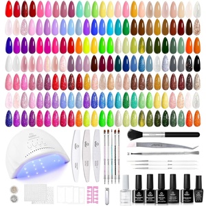 Beetles Summer Gel Polish Set – Petal Symphony Collection, 40 Pcs 36 Colors Pastel Gel Polish Set Summer Bright Colors Pink Red Green Blue Color Gel with Base&Glossy Matte Top Coat UV LED Nail Art(1 – Infinite Inspirations)