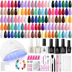 Beetles Summer Gel Polish Set – Petal Symphony Collection, 40 Pcs 36 Colors Pastel Gel Polish Set Summer Bright Colors Pink Red Green Blue Color Gel with Base&Glossy Matte Top Coat UV LED Nail Art(0 – 35 Colors Beginner Kit)