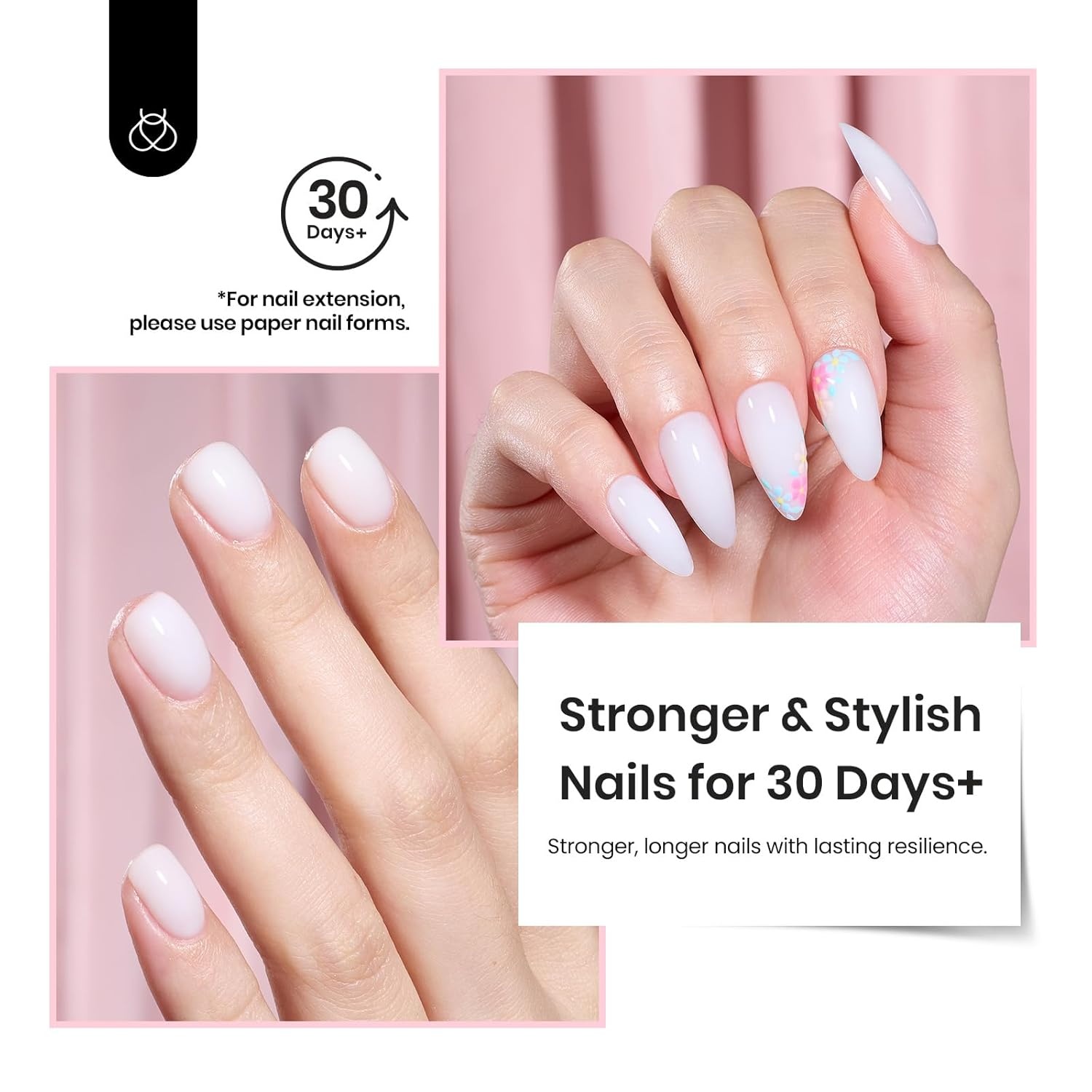 image:imageBeetles Builder Gel for Nails2 Pcs 8 in 1 UV LED Clear Buildingfor Smoothing Uneven NailsStrengtheningInstant Apex amp Extensionfor DIY Salon at HomeFriendly for BeginnerGifts for WomenA6Jelly White