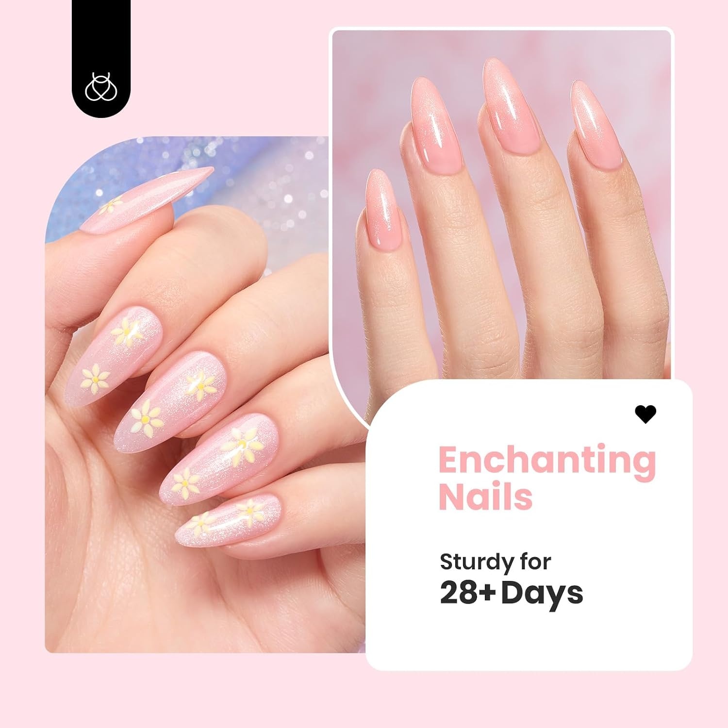 image:imageBeetles Rubber Base Gel Nail Polish 6 Colors Nude Gel Polish Pink Peach Neutral Sheer French Tips Base Colors for Nails Flexible U V LED Soak Off for DIY Home Manicure Nail GiftsHushed Radiance