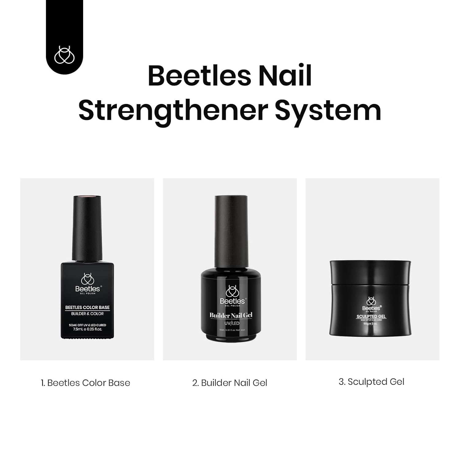 image:imageBeetles Rubber Base Gel Nail Polish 6 Colors Nude Gel Polish Pink Peach Neutral Sheer French Tips Base Colors for Nails Flexible U V LED Soak Off for DIY Home Manicure Nail Gifts05 IN 1 Beetles Color Base