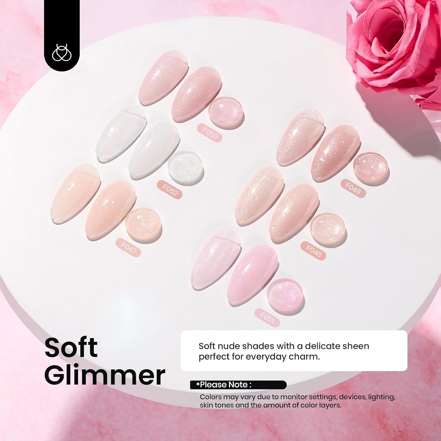 image:imageBeetles Rubber Base Gel Nail Polish 6 Colors Nude Gel Polish Pink Peach Neutral Sheer French Tips Base Colors for Nails Flexible U V LED Soak Off for DIY Home Manicure Nail GiftsNude Pink Rubber Base Gel Polish