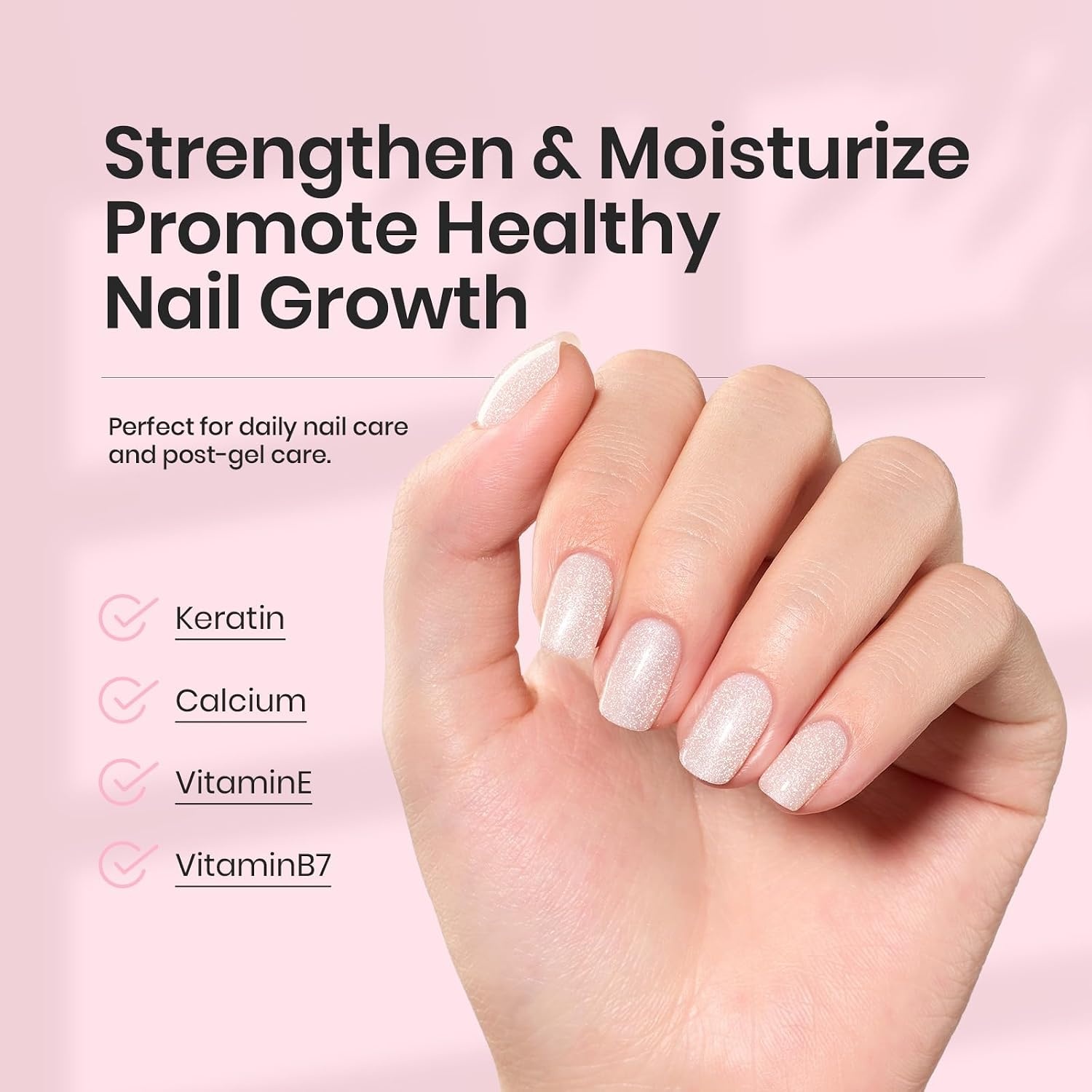 image:imageBeetles Rubber Base Gel Nail Polish 6 Colors Nude Gel Polish Pink Peach Neutral Sheer French Tips Base Colors for Nails Flexible U V LED Soak Off for DIY Home Manicure Nail GiftsHushed Radiance