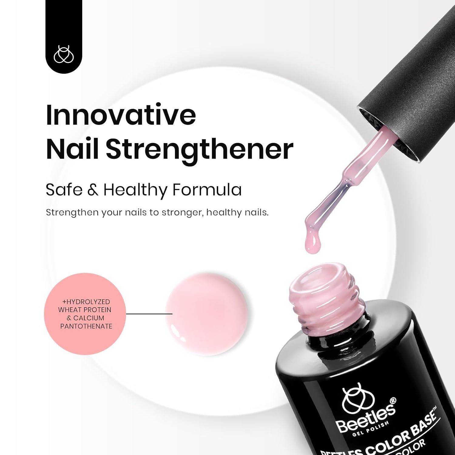 image:imageBeetles Rubber Base Gel Nail Polish 6 Colors Nude Gel Polish Pink Peach Neutral Sheer French Tips Base Colors for Nails Flexible U V LED Soak Off for DIY Home Manicure Nail Gifts0A2Translucent Chic