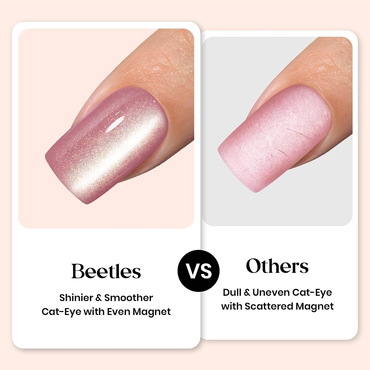 image:imageBeetles X Press Cat Eye Nails  Bubble Aurora  7 Colors Medium Almond Press On Nails  16 Sizes 224 Pcs Natural Salon Quality Soft Nail Gel Art DIY For Women04S SquareCat Eye Galaxy Aurora