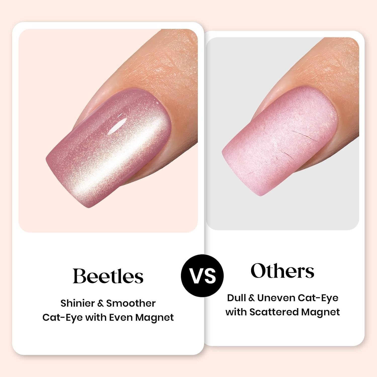 image:imageBeetles X Press Cat Eye Nails Bubble Aurora 7 Colors Medium Almond Press On Nails 16 Sizes 224 Pcs Natural Salon Quality Soft Nail Gel Art DIY For Women03S SquareCat Eye Mystic Aurora