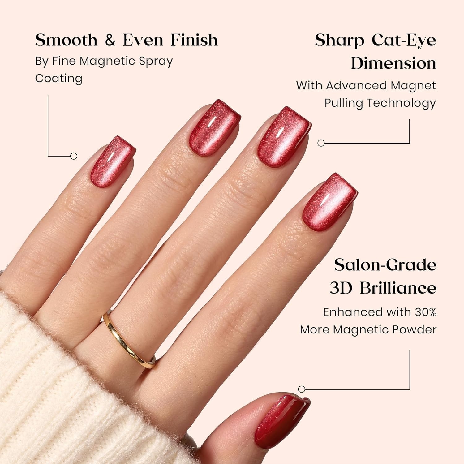 image:imageBeetles X Press Cat Eye Nails  Bubble Aurora  7 Colors Medium Almond Press On Nails  16 Sizes 224 Pcs Natural Salon Quality Soft Nail Gel Art DIY For Women04S SquareCat Eye Galaxy Aurora