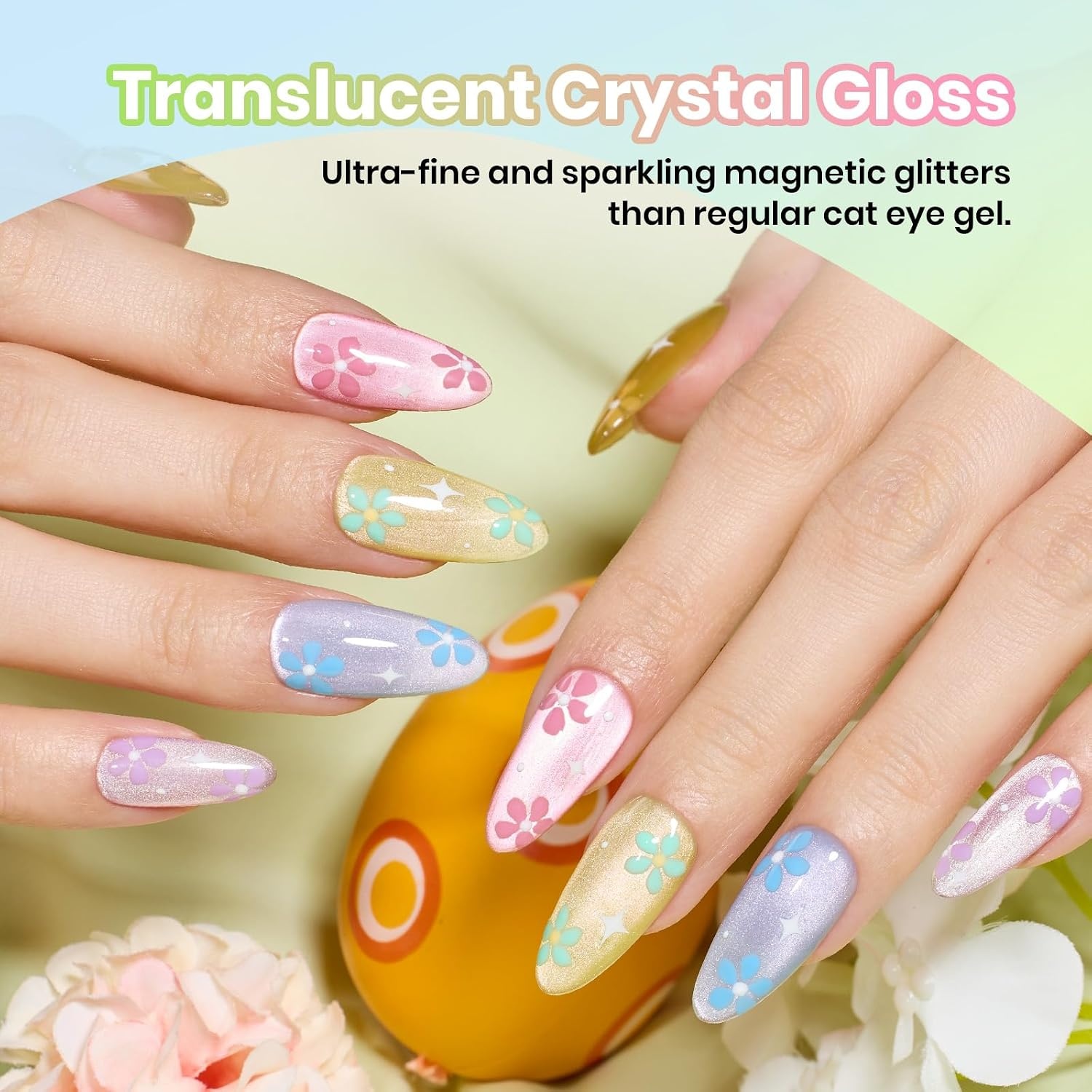 image:imageBeetles Yellow Gel Polish Set Lemon Whisper Collecion Butter Pastel Light Bright Yellow Gel Polish Set Colors UV LED Soak Off Nail for Manicure000Sugar Meadow