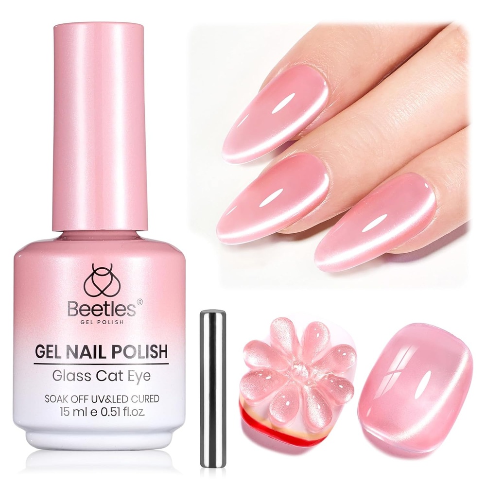 image:imageBeetles French Tip Gel Polish Set  Summer White Pink Gel Nail Polish Set 15ML Full Size Soak Off UV LED with 2 Styles Classic French Nail Art Sticker Sheets Manicure DIY Home Salon Gifts for WomenB  Glassy Pink  Grapefruit Glow