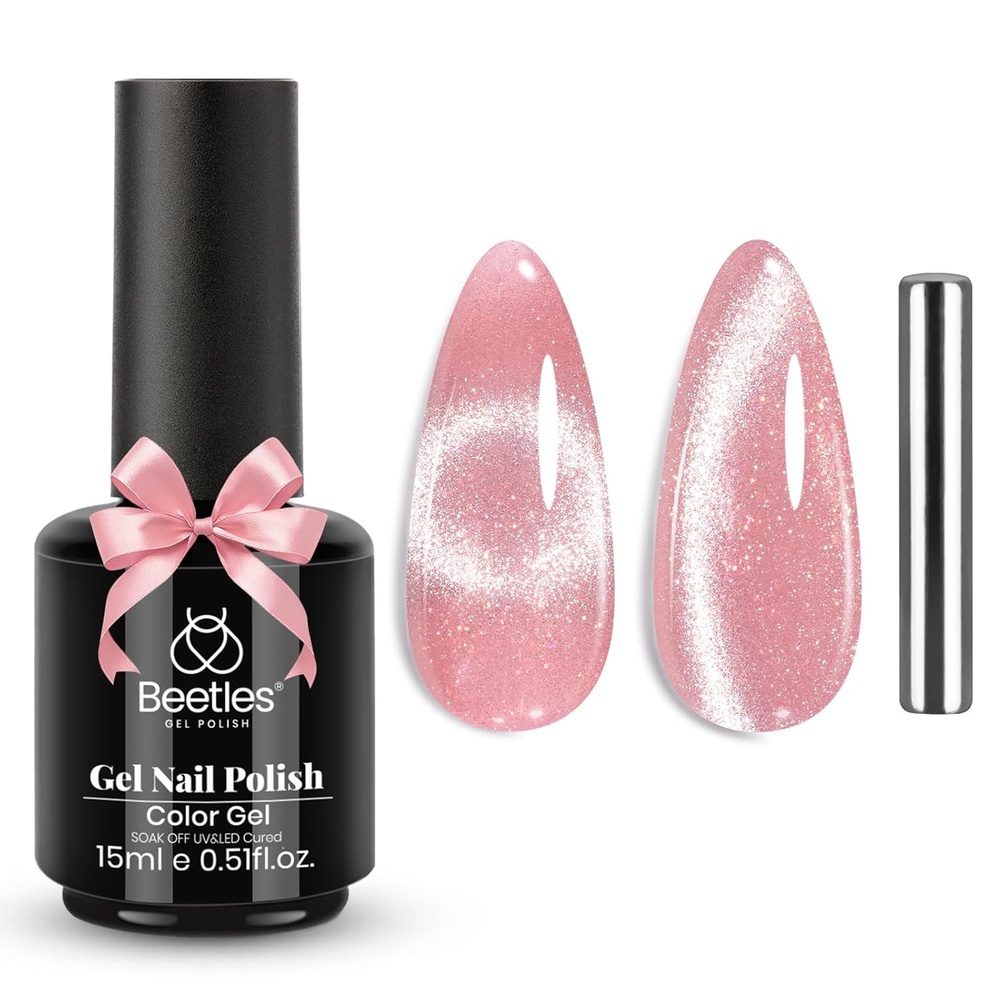 image:imageBeetles French Tip Gel Polish Set  Summer White Pink Gel Nail Polish Set 15ML Full Size Soak Off UV LED with 2 Styles Classic French Nail Art Sticker Sheets Manicure DIY Home Salon Gifts for WomenB  Velvet Pink  Spring Encounter