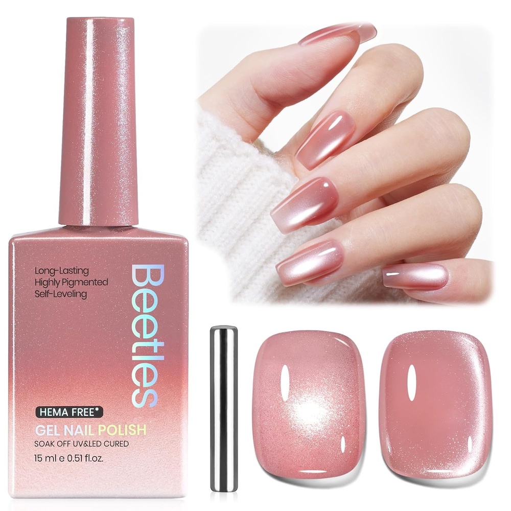 image:imageBeetles French Tip Gel Polish Set  Summer White Pink Gel Nail Polish Set 15ML Full Size Soak Off UV LED with 2 Styles Classic French Nail Art Sticker Sheets Manicure DIY Home Salon Gifts for WomenB  Glassy Pink  Velvet Bloom