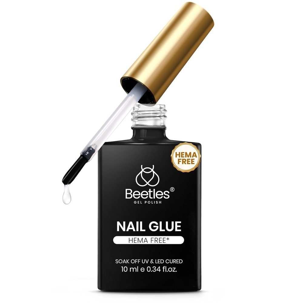 image:imageBeetles Gel Nail Tips FlatX Square Medium 320pcs 16 Sizes0014 PreEtched Half Matte Full Cover Soft Gel Tips Clear Press on False Nail Extension Acrylic Fake Nails Easy DIY Salon Art521Pcs HemaFree Nail Glue Gel