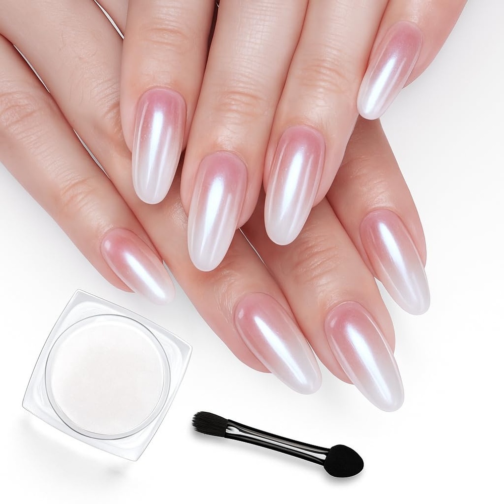 image:imageBeetles Gel Polish Sliver Chrome Nail Powder Mirror Metallic Effect Premium Salon Nail Glitter Manicure Pigments for Nail Art Design 004oz1g00 Effortless Chic