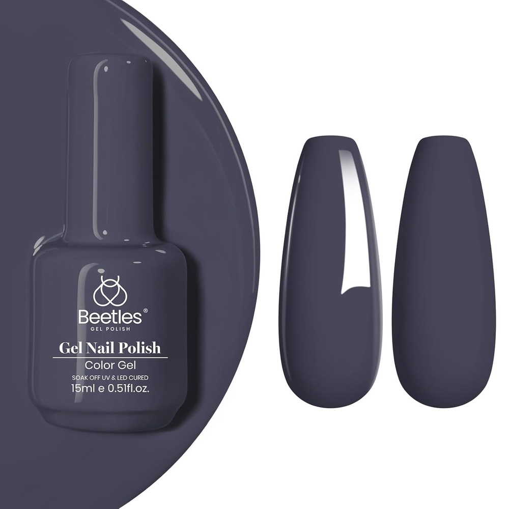 image:imageBeetles Yellow Gel Polish  Lemon Chiffon 15ML051Fl Oz Pastel Yellow Gel Nail Polish Soak Off UV LED Lamp Nails Art LongLasting Manicure Salon DIY Home Bright Summer NailsN  Creme Grey  Crown Blue