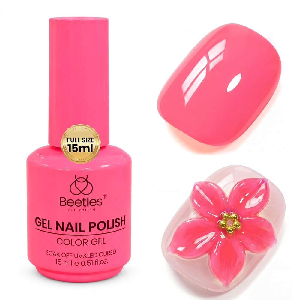 image:imageBeetles Yellow Gel Polish  Lemon Chiffon 15ML051Fl Oz Pastel Yellow Gel Nail Polish Soak Off UV LED Lamp Nails Art LongLasting Manicure Salon DIY Home Bright Summer NailsRaspberry Mousse