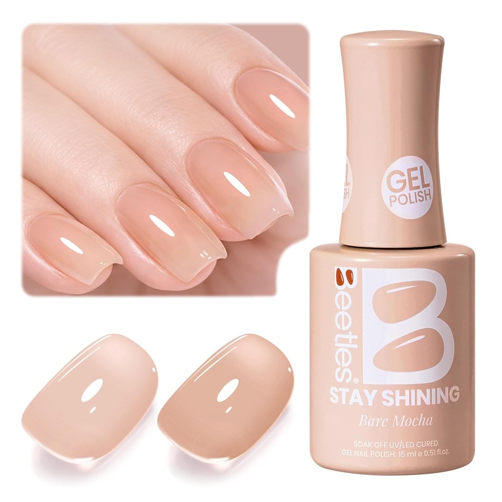 image:imageBeetles Yellow Gel Polish  Lemon Chiffon 15ML051Fl Oz Pastel Yellow Gel Nail Polish Soak Off UV LED Lamp Nails Art LongLasting Manicure Salon DIY Home Bright Summer NailsB  Sheer Pink  Bare Mocha