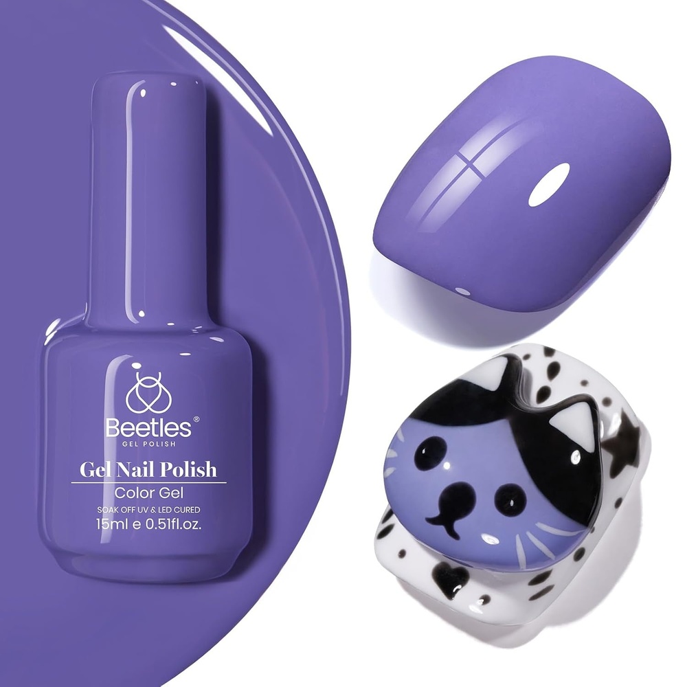 image:imageBeetles Yellow Gel Polish  Lemon Chiffon 15ML051Fl Oz Pastel Yellow Gel Nail Polish Soak Off UV LED Lamp Nails Art LongLasting Manicure Salon DIY Home Bright Summer NailsJ  Creme Purple  Perivinkle