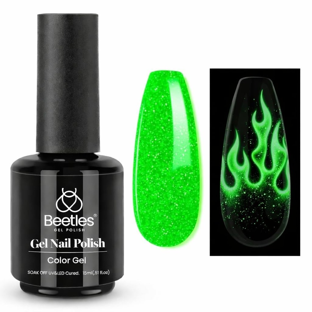 image:imageBeetles Yellow Gel Polish  Lemon Chiffon 15ML051Fl Oz Pastel Yellow Gel Nail Polish Soak Off UV LED Lamp Nails Art LongLasting Manicure Salon DIY Home Bright Summer NailsLuminous Green