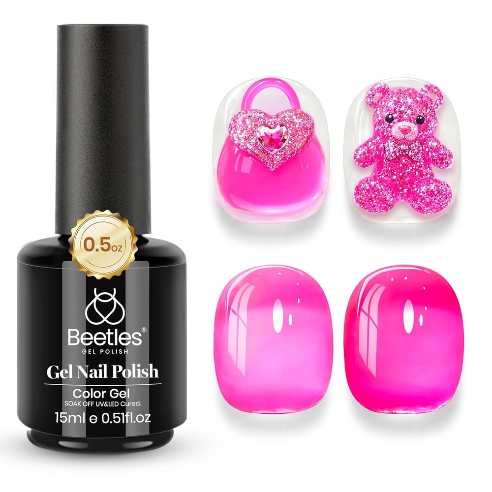 image:imageBeetles Yellow Gel Polish  Lemon Chiffon 15ML051Fl Oz Pastel Yellow Gel Nail Polish Soak Off UV LED Lamp Nails Art LongLasting Manicure Salon DIY Home Bright Summer NailsVibrant Night