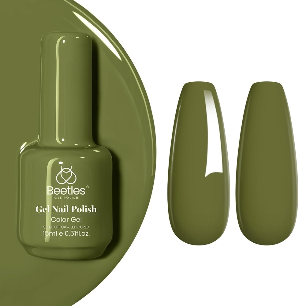 image:imageBeetles Yellow Gel Polish  Lemon Chiffon 15ML051Fl Oz Pastel Yellow Gel Nail Polish Soak Off UV LED Lamp Nails Art LongLasting Manicure Salon DIY Home Bright Summer NailsH  Creme Green  Moss Green