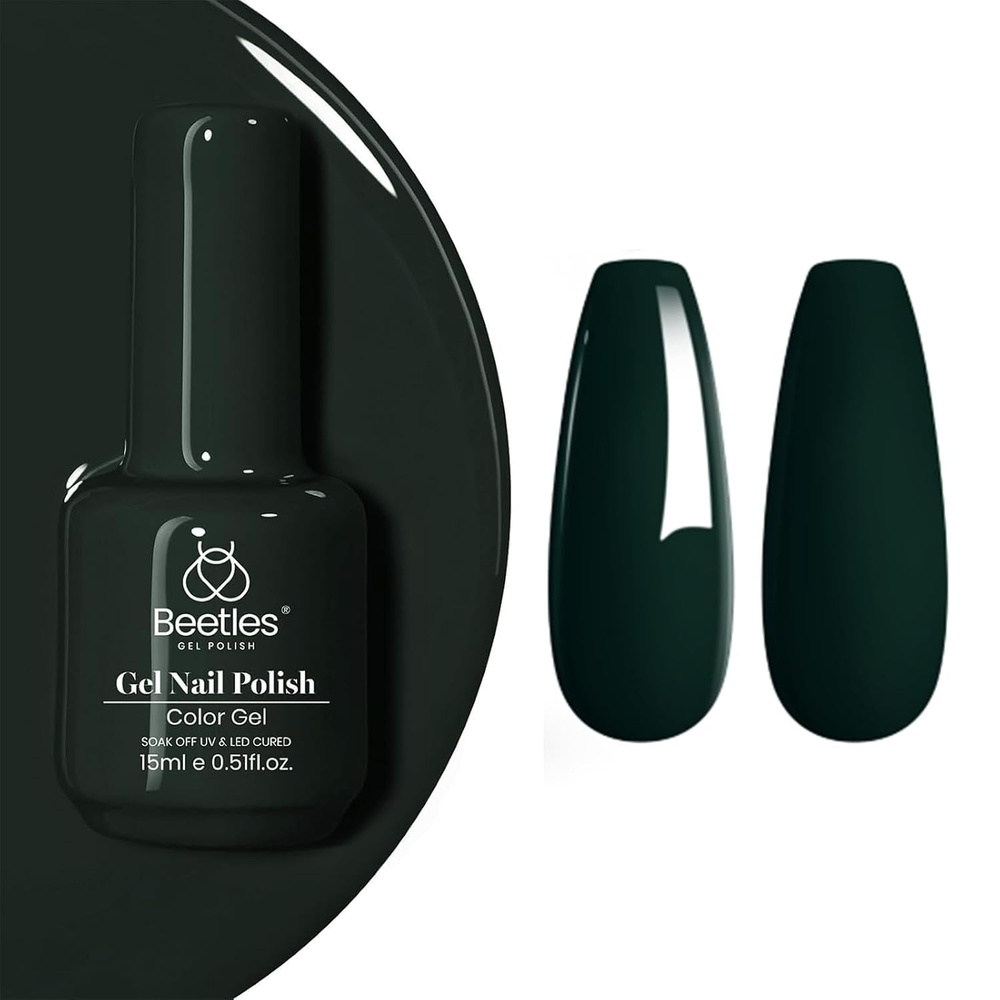 image:imageBeetles Yellow Gel Polish  Lemon Chiffon 15ML051Fl Oz Pastel Yellow Gel Nail Polish Soak Off UV LED Lamp Nails Art LongLasting Manicure Salon DIY Home Bright Summer NailsForest Green