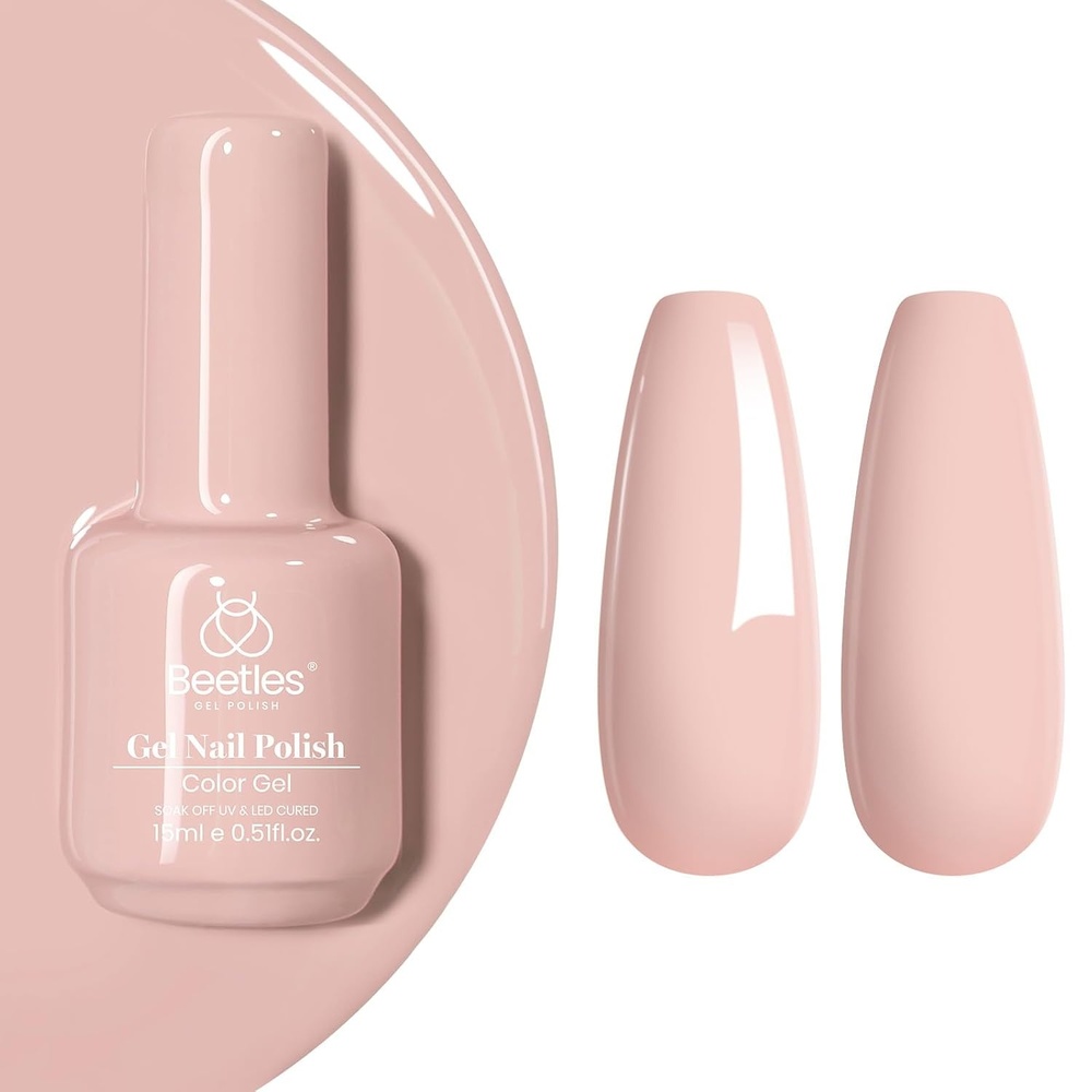 image:imageBeetles Yellow Gel Polish  Lemon Chiffon 15ML051Fl Oz Pastel Yellow Gel Nail Polish Soak Off UV LED Lamp Nails Art LongLasting Manicure Salon DIY Home Bright Summer Nails54Light Nude
