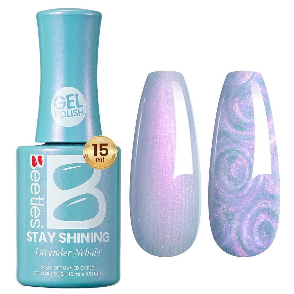 image:imageBeetles Yellow Gel Polish  Lemon Chiffon 15ML051Fl Oz Pastel Yellow Gel Nail Polish Soak Off UV LED Lamp Nails Art LongLasting Manicure Salon DIY Home Bright Summer NailsJ  Pearl Purple  Lavender Nebula