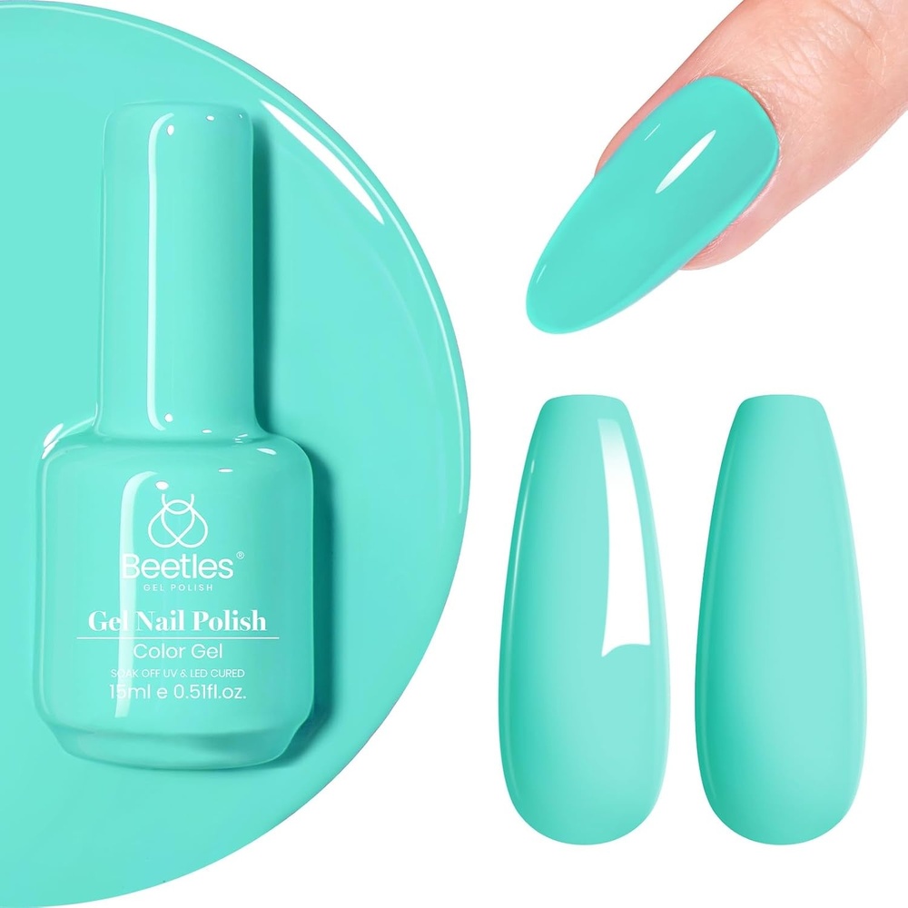 image:imageBeetles Yellow Gel Polish  Lemon Chiffon 15ML051Fl Oz Pastel Yellow Gel Nail Polish Soak Off UV LED Lamp Nails Art LongLasting Manicure Salon DIY Home Bright Summer NailsH  Creme Green  Cascade Green