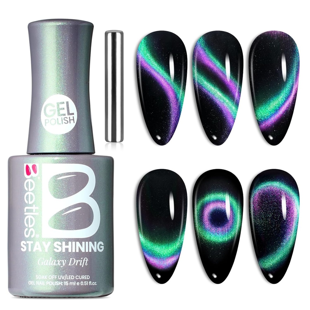 image:imageBeetles Yellow Gel Polish  Lemon Chiffon 15ML051Fl Oz Pastel Yellow Gel Nail Polish Soak Off UV LED Lamp Nails Art LongLasting Manicure Salon DIY Home Bright Summer NailsN  Chameleon Grey  Stay Shining Galaxy Drift