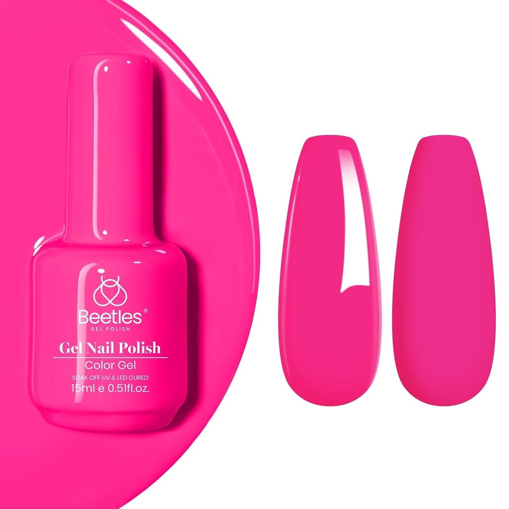 image:imageBeetles Yellow Gel Polish  Lemon Chiffon 15ML051Fl Oz Pastel Yellow Gel Nail Polish Soak Off UV LED Lamp Nails Art LongLasting Manicure Salon DIY Home Bright Summer NailsB  Creme Pink  Year 2 Kilo