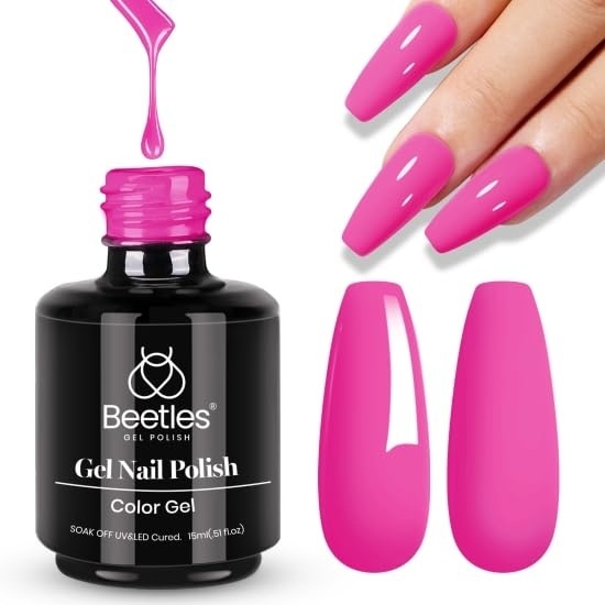 image:imageBeetles Yellow Gel Polish  Lemon Chiffon 15ML051Fl Oz Pastel Yellow Gel Nail Polish Soak Off UV LED Lamp Nails Art LongLasting Manicure Salon DIY Home Bright Summer NailsB  Creme Pink  Cosmos Bouquet