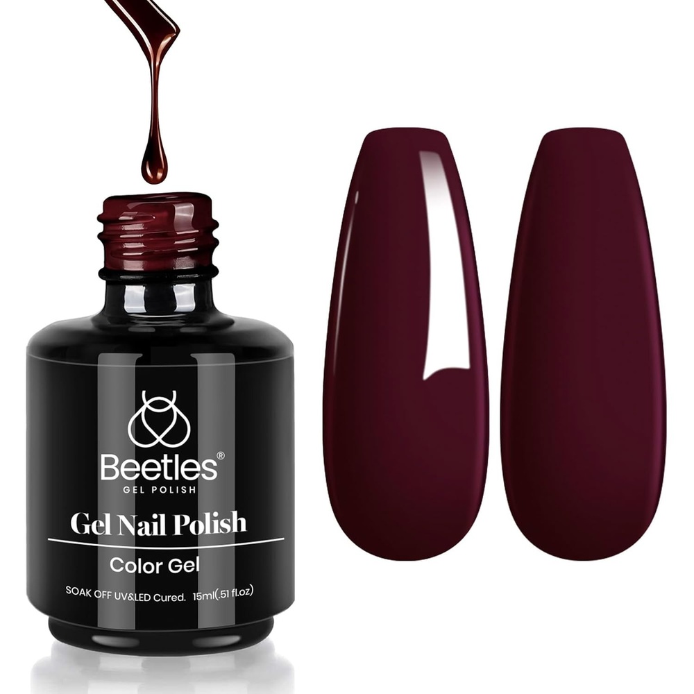 image:imageBeetles Yellow Gel Polish  Lemon Chiffon 15ML051Fl Oz Pastel Yellow Gel Nail Polish Soak Off UV LED Lamp Nails Art LongLasting Manicure Salon DIY Home Bright Summer NailsC  Creme Red  Merlot Wine