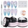 B4-Clear & White Solid Builder Gel