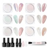 6 Colors Glazed Nails