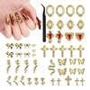 3D Nail Charms-Metal