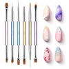 1-6pcs Double-ended Nail Art Brush Set