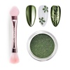 Green Chrome Nail Powder