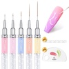 5Pcs Nail Art Liner Brushes