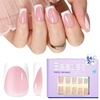 L-S Squoval-Pink French Tip