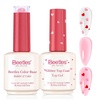 0-1-Clear 2 PCS Color Builder Base&Glitter Top Coat