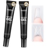 1-2-2Pcs*20g No Wipe Hands-Free Nail Glue Gel