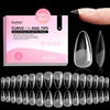 7-2-Almond Medium 640pcs (Curve-EX Nail Tips)