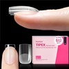 1H-Square Extra Short 512pcs (Tipex Nail Tips)