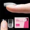 0H- Extra Short Square 192 Pcs (Tipex Nail Tips)