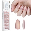D - Short Almond - Motion Rose Glow