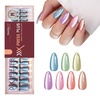 01-M Almond-Cat Eye Bubble Aurora